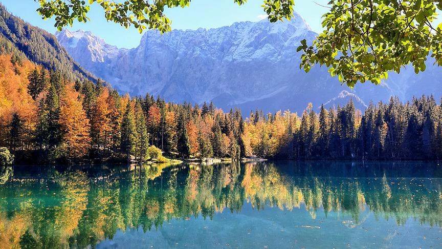 © Ilse Engel Laghi di Fusine - Weissenfelser Seen in der Nähe zur Italienischen Grenze. (Ilse Engel)