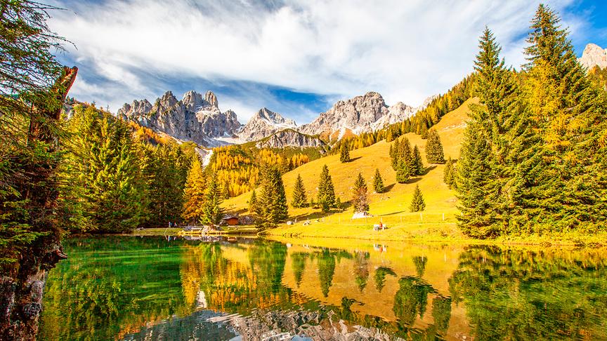 © Christa Kramer Der Almsee im idyllischen Herbstkleid in Filzmoos. (Christa Kramer)