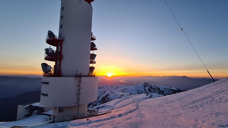© Michelle Schönbucher Sonnenaufgang am Dobratsch. (Michelle Schönbucher)