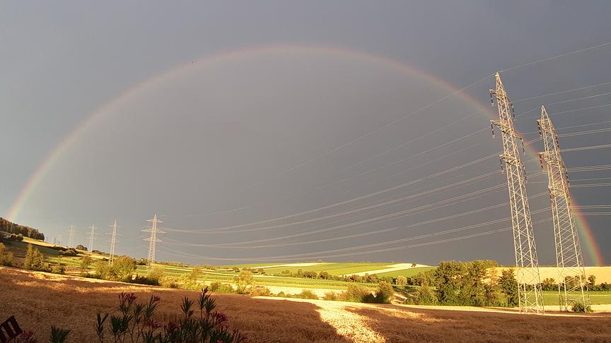 © Christine Rabl Regenbogen am 4.7.2022. (Christine Rabl)