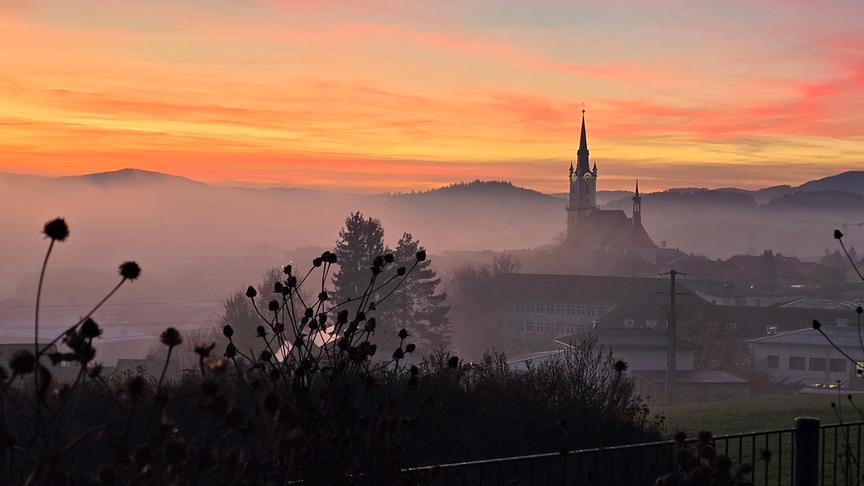 © Leopold Preining Nebel (no smog) fällt nach einem wunderschönen Herbsttag in Rohrbach-Berg ein (Leopold Preining)