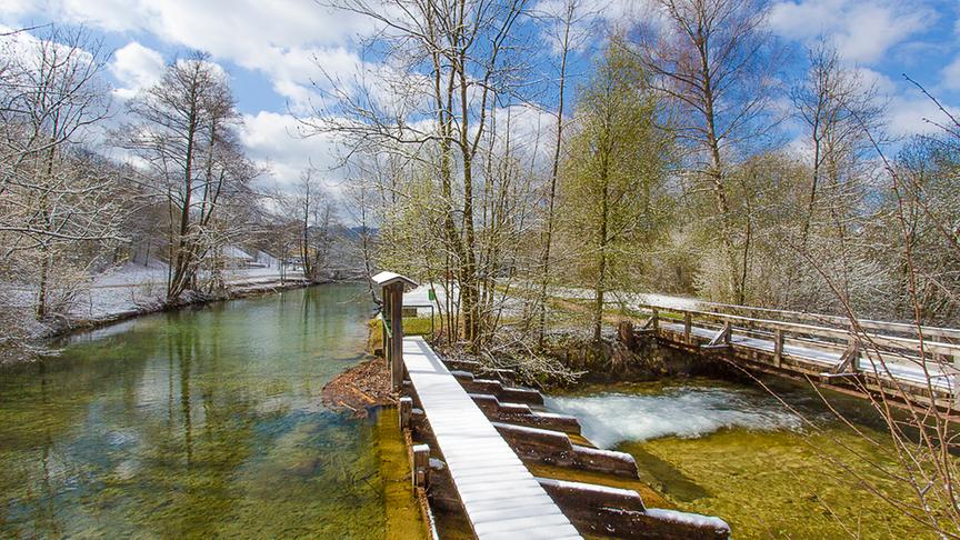 © Ramsl Josef Frühling trifft Winter - in Ager in Lenzing, Oberachmann. (Ramsl Josef)