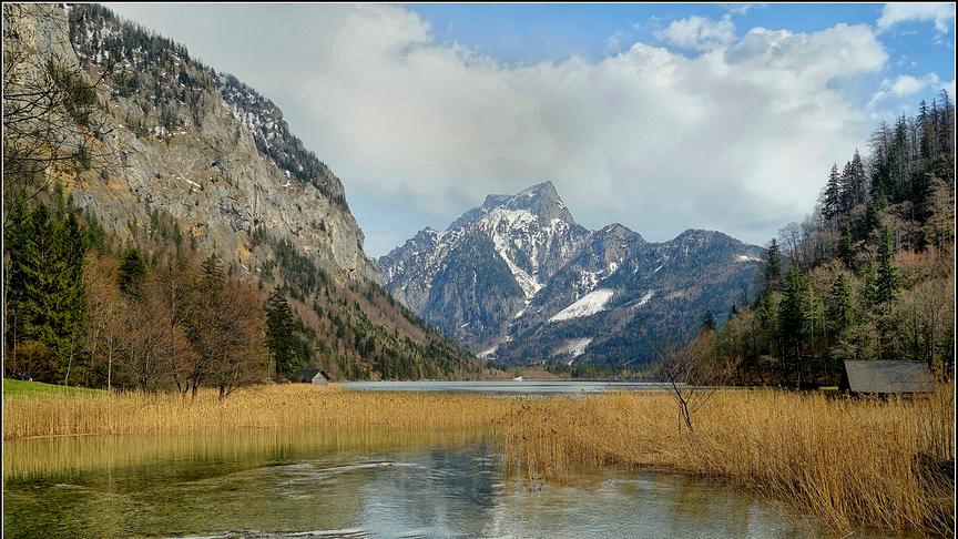 © Erich Stiglitz In der nähe von Eisenerz liegt der idyllische Leopoldsteinersee. (Erich Stiglitz)
