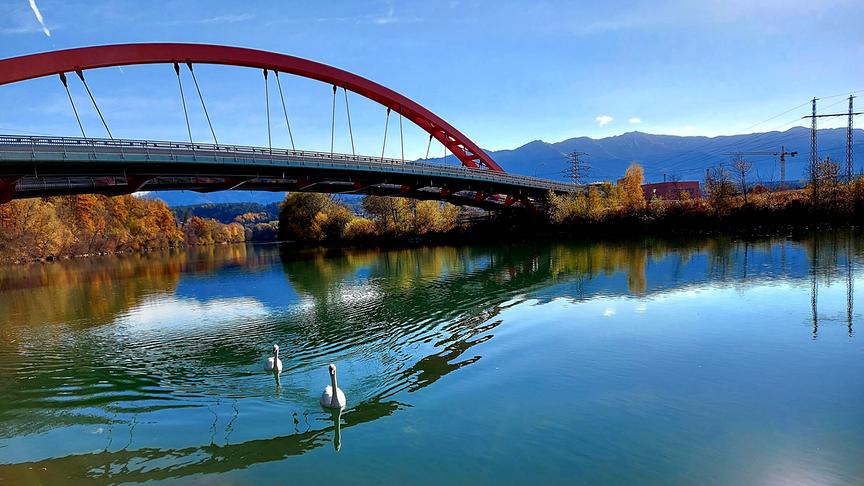 © Wolfgang Herzog Draubrücke in Villach - Magdalen. (Wolfgang Herzog)