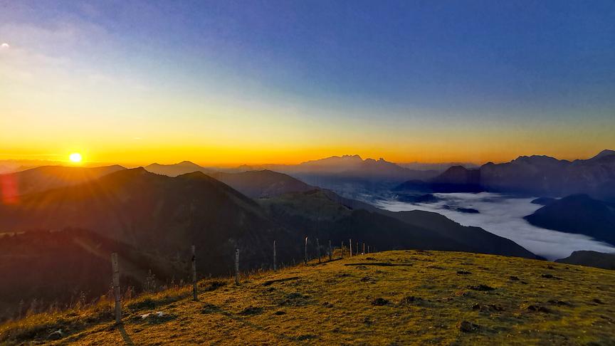 © Michaela Schorn Sonnenaufgang am Trattberg (Michaela Schorn)