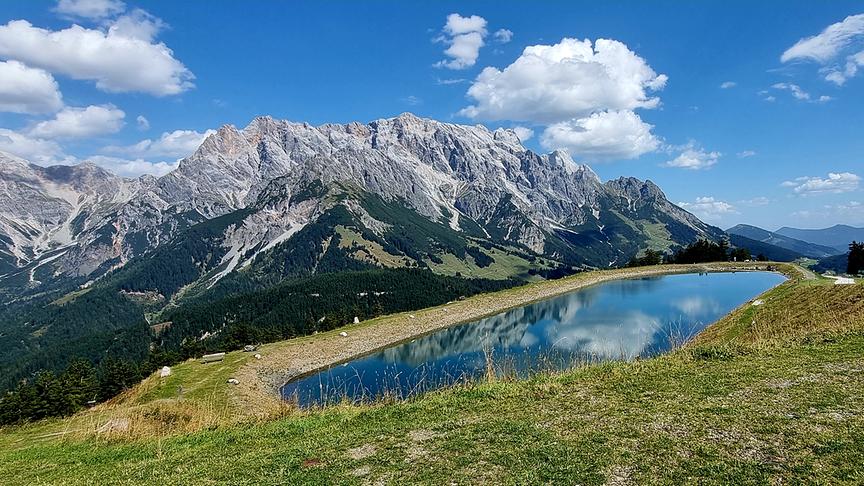 Noch einmal ein heißer wunderschöner Septembertag am Hochmais/Hinterthal/Maria Alm als Kulisse dient das Hochkönigsmassiv! 