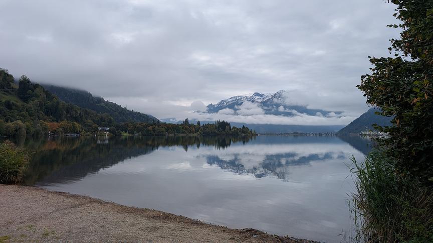 © Helene Nähring Das Foto zeigt den Zeller See auf der Thumersbacher Seite (Helene Nähring)