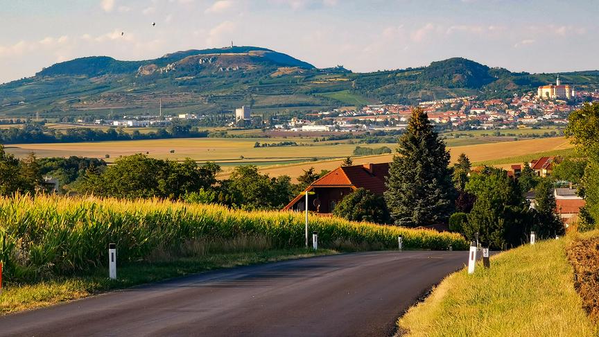 © David Jilli Blick von Kleinschweinbarth (Weinviertel) Richtung Nikolsburg. (David Jilli)