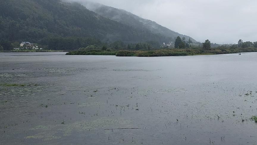 Ossiachersee bei Regen