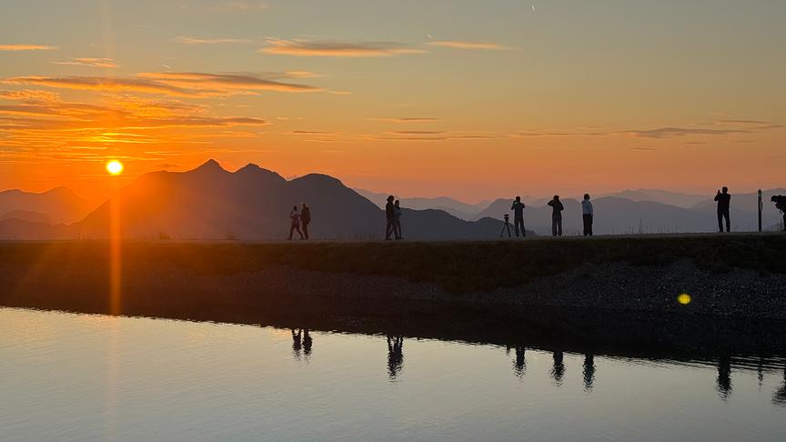© Johanna Müller Sonnenuntergang am Asitz (Johanna Müller)
