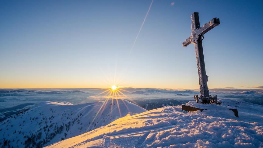 © Martin Haslacher Sonnenaufgang am Berg Goldeck bei Spittal an der Drau. (Martin Haslacher)