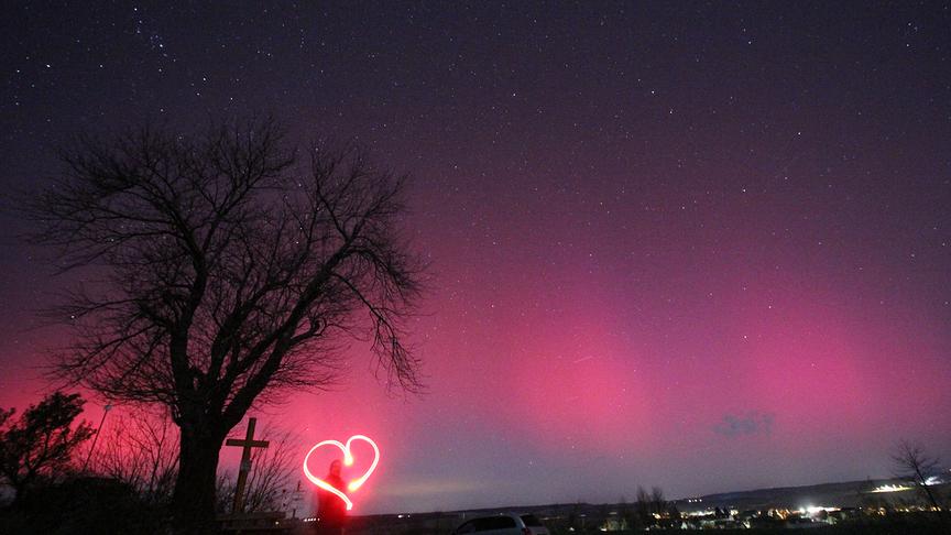 © Christian Mühlbacher Polarlicht bei Zwettl / NÖ (Christian Mühlbacher)