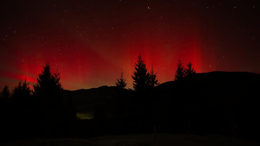 © Gerti Lagger Polarlichter auch in Achenkirch! (Gerti Lagger)