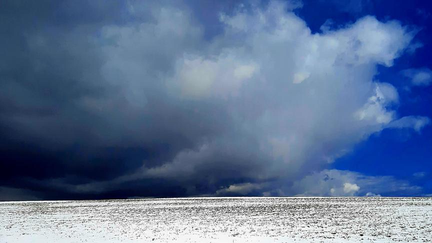 © Manuela Herzog Herannahende Wolkenfront. (Manuela Herzog)