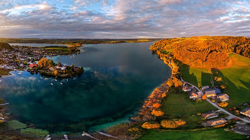 Goldener Herbst am Mattsee. (Klaus Robl)