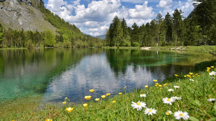 © Silvia Jörg Wenn das Wetter mitspielt, sind die wunderschönen Bluntauseen in Golling immer einen Ausflug wert. (Silvia Jörg)