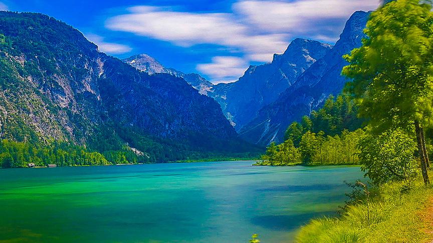 © Siegfried Schlager Tolles Farbenspiel am Almsee. (Siegfried Schlager)
