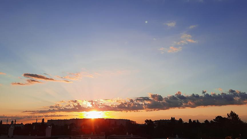 © Natascha Markova Sonnenaufgang in Donaustadt. (Natascha Markova)