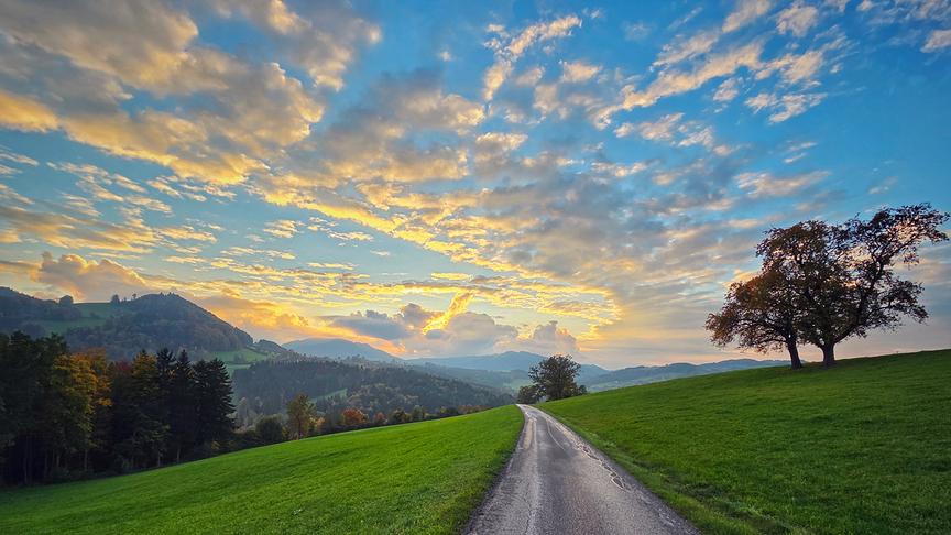 © Christian Hahn Herbst und Abendstimmung in Reinsberg (Christian Hahn)