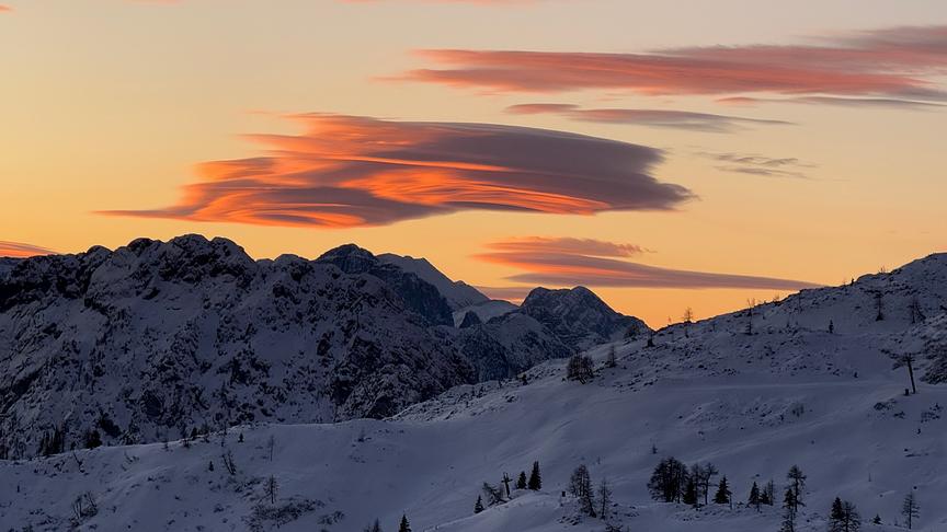 Sonnenaufgang am Nassfeld, Kärnten (Gernold Flaschberger)