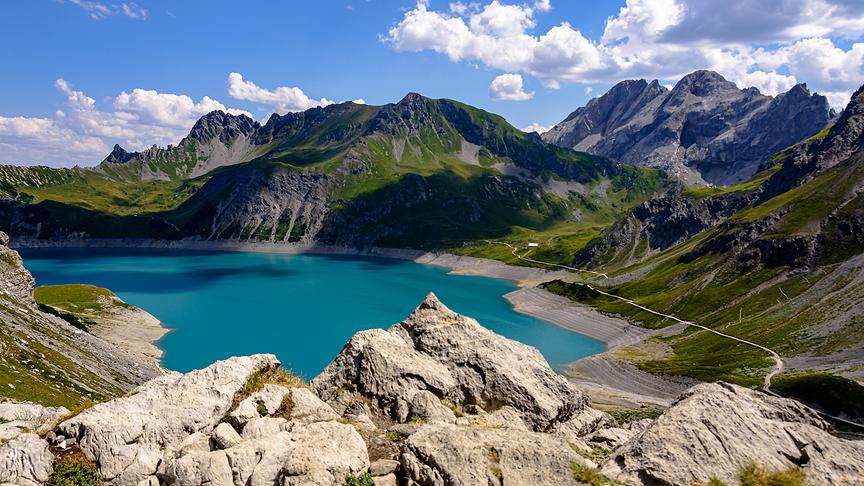 Aufgenommen am Lünersee, auf dem Weg zur Schesaplana. (Harry Dona)