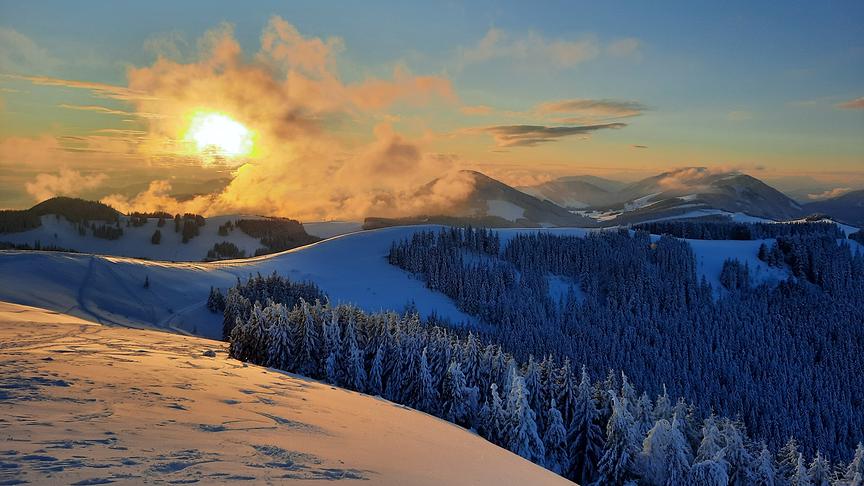 © Reisinger Thomas Sonnenuntergang Plankogel Almenland. (Reisinger Thomas)