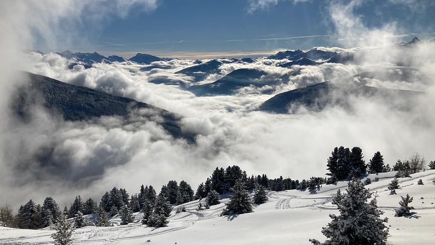 © Sophie Pressler Herrliche Aussicht mit toller Wolkenstimmung vom Patscherkofel. (Sophie Pressler)