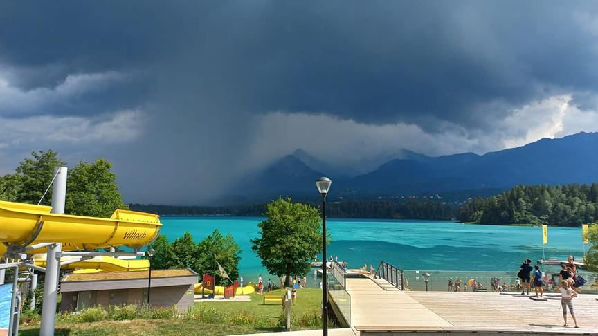 © Dietmar Juvan Panorama Beach Faaker See. (Dietmar Juvan)