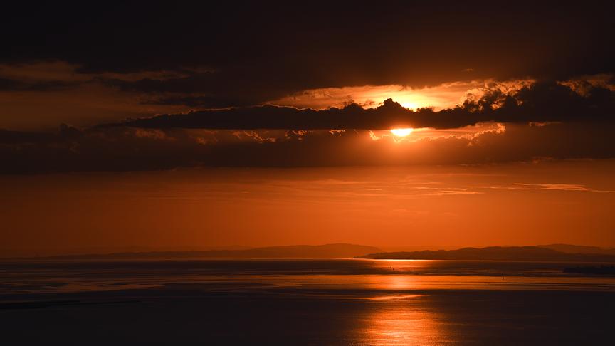 © Manfred Gasser Sonnenuntergang am Bodensee. (Manfred Gasser)