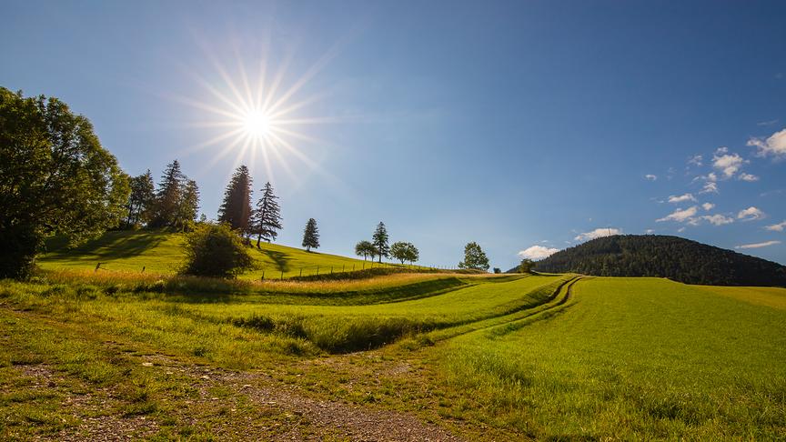 © Gerhard Böhm Blick zum Himberg in Puchberg am Schneeber. (Gerhard Böhm)