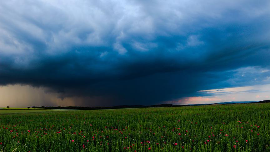 © Stefan Klug Sommergewitter in der Gemeinde Burgschleinitz-Kühnring. (Stefan Klug)