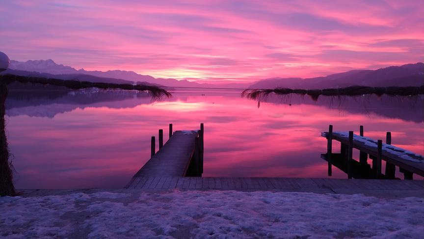 © Eveline Wrann Farbenspiel am Wörthersee. (Eveline Wrann)