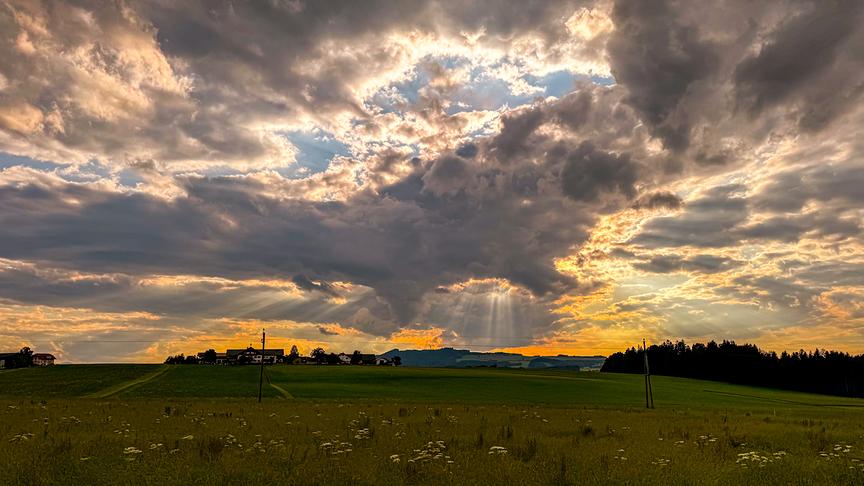 © Doris Stemeseder Abendstimmung im Flachgau (Doris Stemeseder)