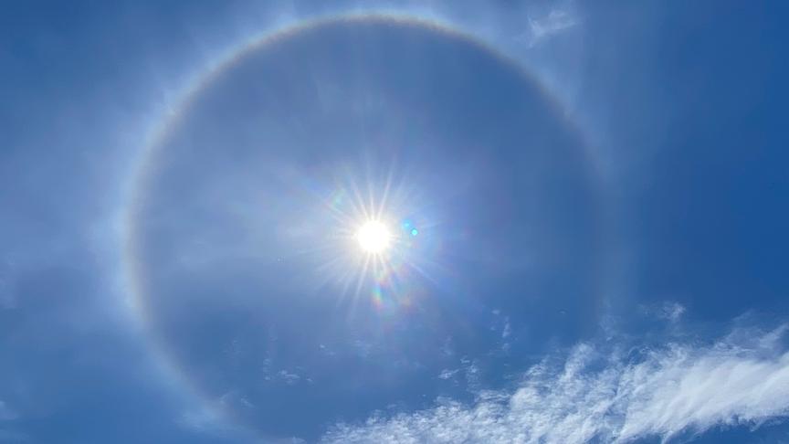 © Manfred Dorner Der Lichteffekt "Halo". (Manfred Dorner)
