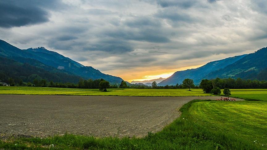 © Siegfried Schlager Sunset im Paltental bei Trieben. (Siegfried Schlager)