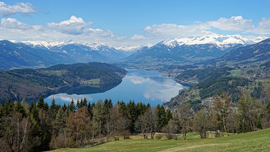 © Annelie Möser Blick über den Millstätter See nach Westen. (Annelie Möser)