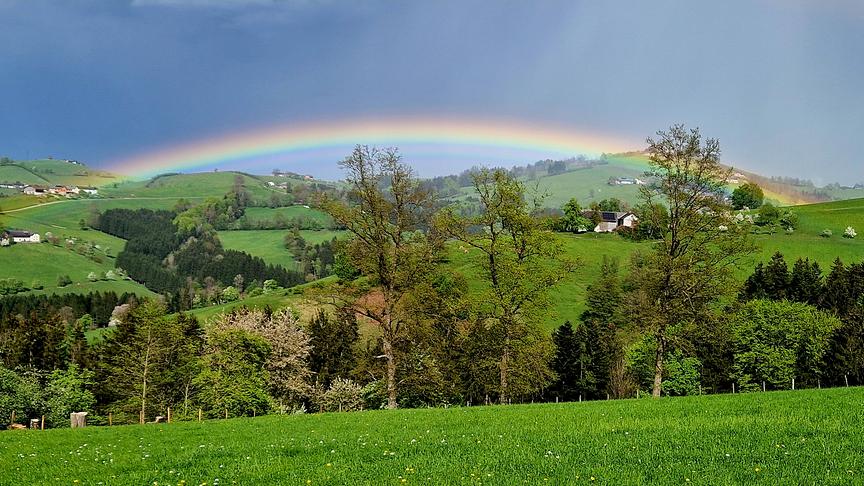 © Hermann Hintsteiner Regenbogen nach Gewitterregen (Hermann Hintsteiner)