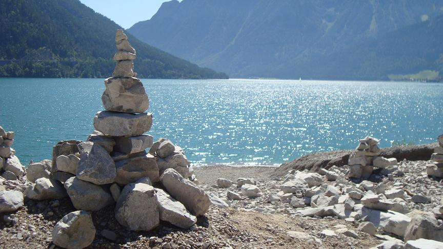 © Ampferer Martina Steinmandl am Weg vom Achensee zur Gaisalm. (Ampferer Martina)