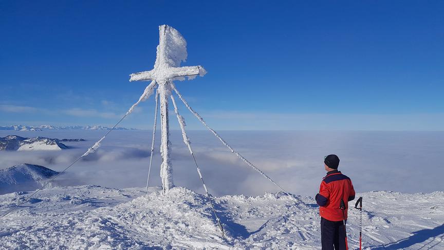 © Ernst Kölch Ötschergipfel mit Nebel bis 1400m. (Ernst Kölch)