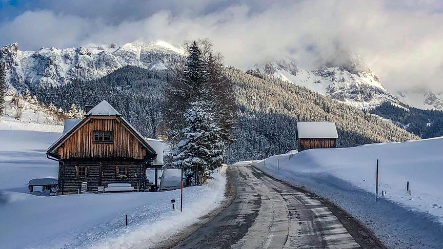 © Siegfried Schlager Winter Gesäuse bei Admont. (Siegfried Schlager)