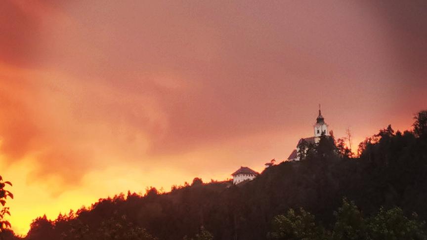 © Doris Blüm Abendstimmung über Sternberg. (Doris Blüm)