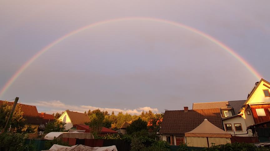 © Martina Tomantschker Regenbogen über Klagenfurt. (Martina Tomantschker)