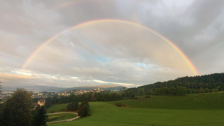 © Gabriele Schwantler Regenbogen über Althofen (Gabriele Schwantler)