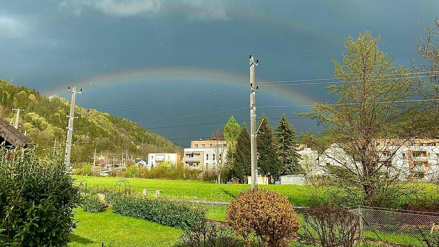 © Bernhard Karner Gewitter im Osten wird von Abendsonne im Westen beleuchtet. (Bernhard Karner)