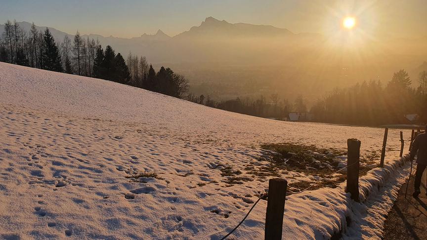 © Hans Peter Reitter Blick ins Salzburger Becken vom Gaisberg aus. (Hans Peter Reitter)