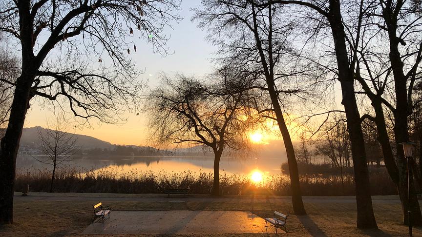 © Elisabeth Gruber Sonnenaufgang am Wörthersee. (Elisabeth Gruber)