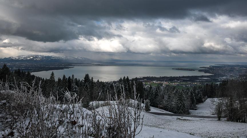 © Manfred Gasser Wolkenstimmung - immer wieder Graupelschauer. (Manfred Gasser)
