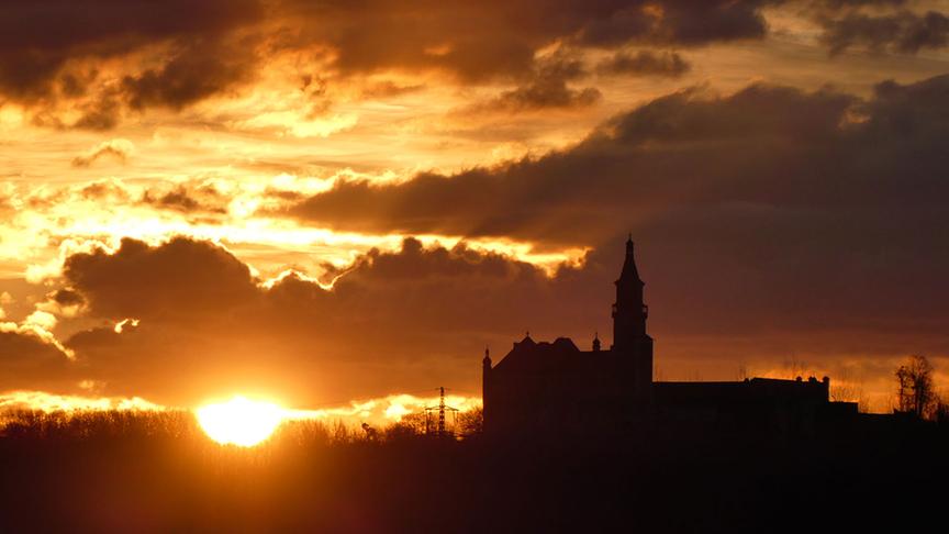 © Sara Reindl Schloss Wallsee im Sonnenaufgang. (Sara Reindl)