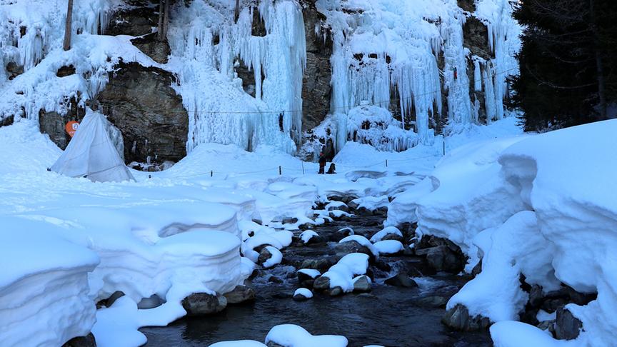 © Caro Guttner Hier am Eispark in Matrei liegt noch genug Schnee. (Caro Guttner)