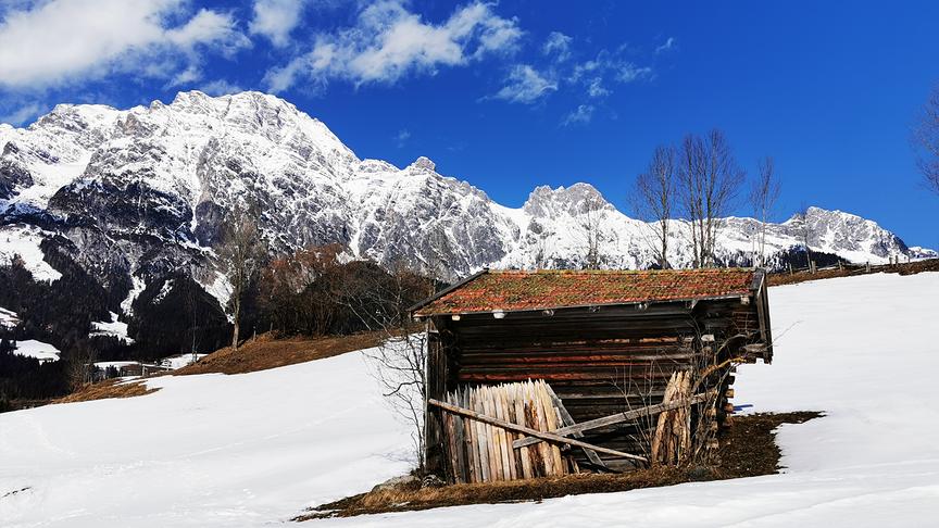 © Georg Ackerer Herrlicher Blick auf die Leoganger Steinberge, hier das Birnhorn. (Georg Ackerer)